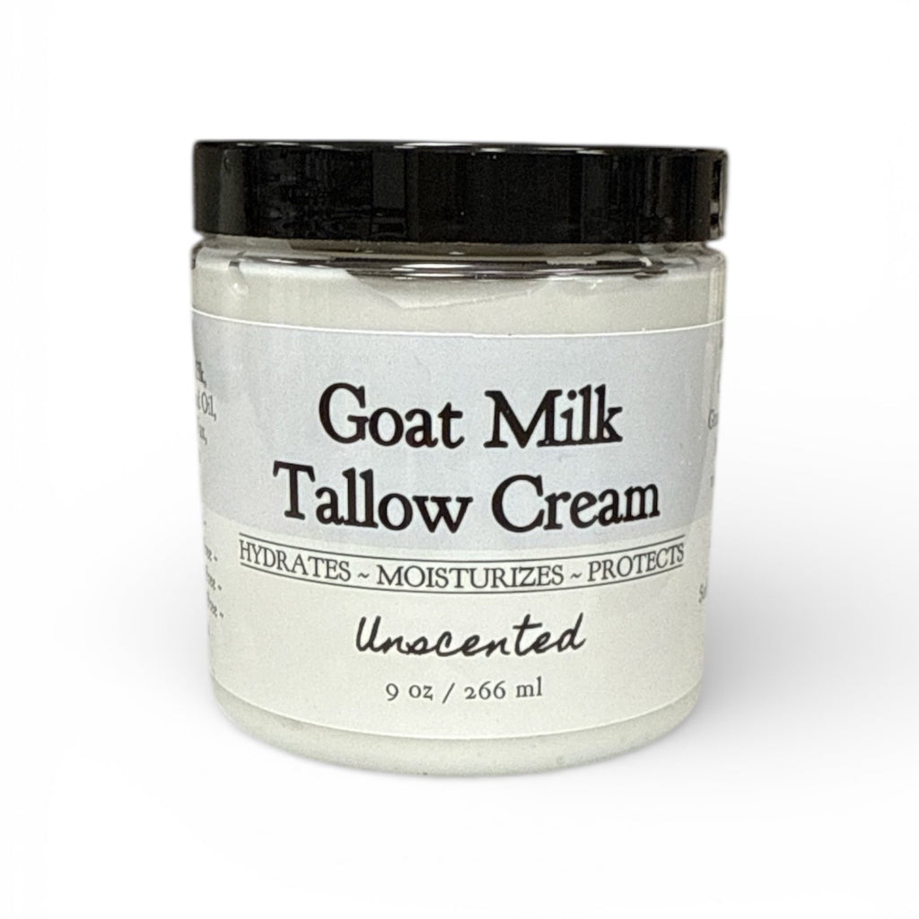 Tallow Cream Unscented 9 ounce Jar 