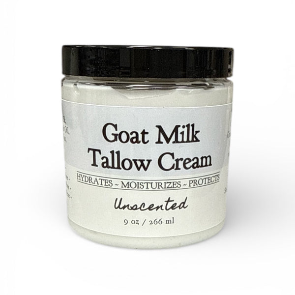 Tallow Cream Unscented 9 ounce Jar 