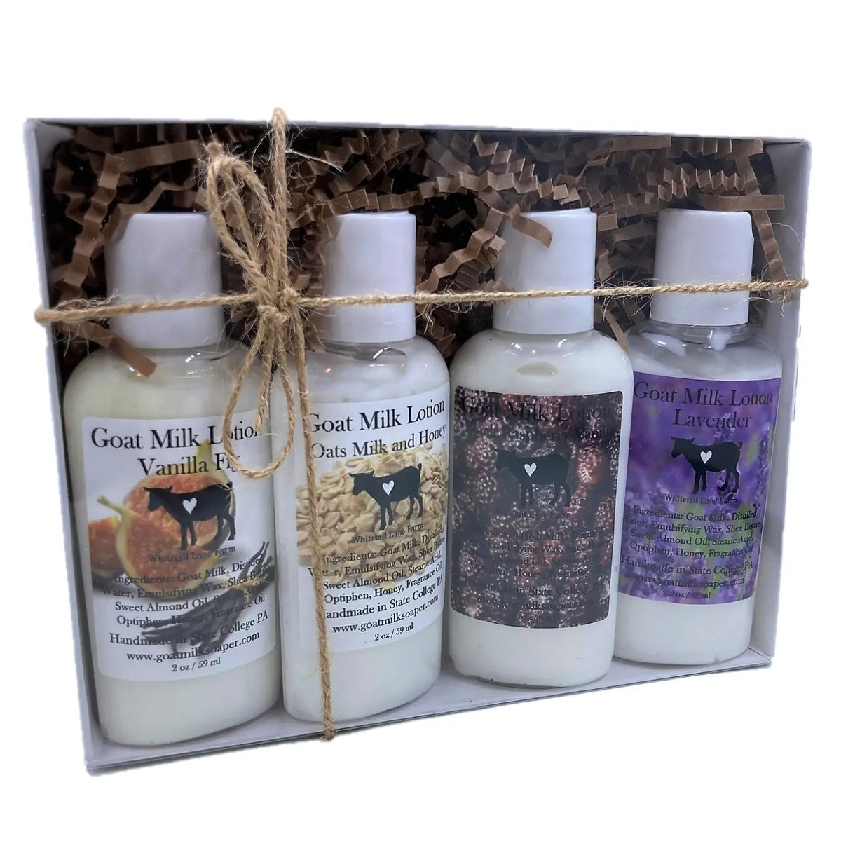 Holiday Travel Sized Lotion Variety Pack - Goat Milk
