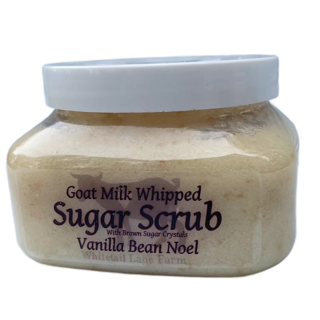Vanilla Bean Goat Milk Sugar Scrub from Whitetail Lane Farm Goat Milk Soap