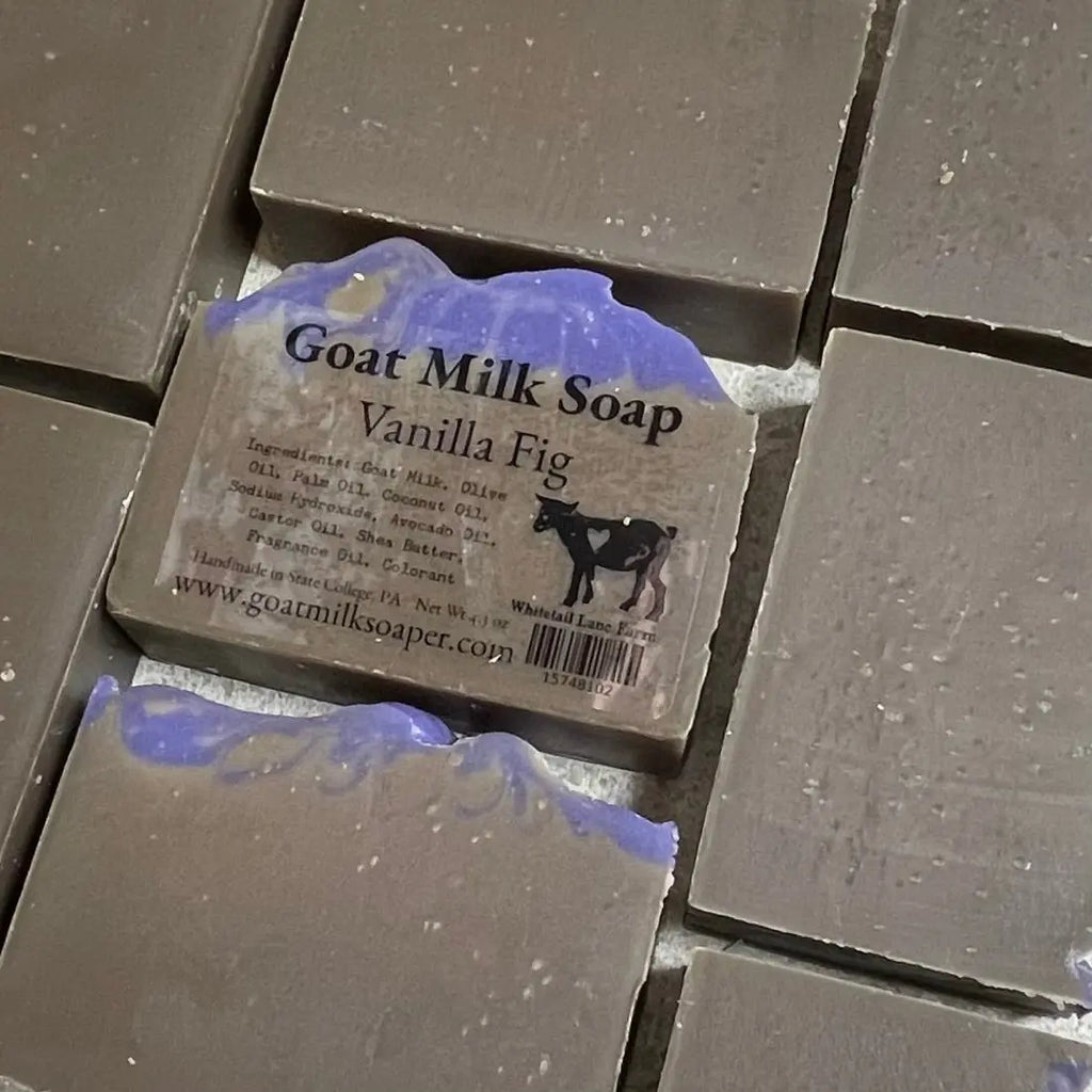 Vanilla Fig Goats Milk Soap from Whitetail Lane Farm Goat Milk Soap