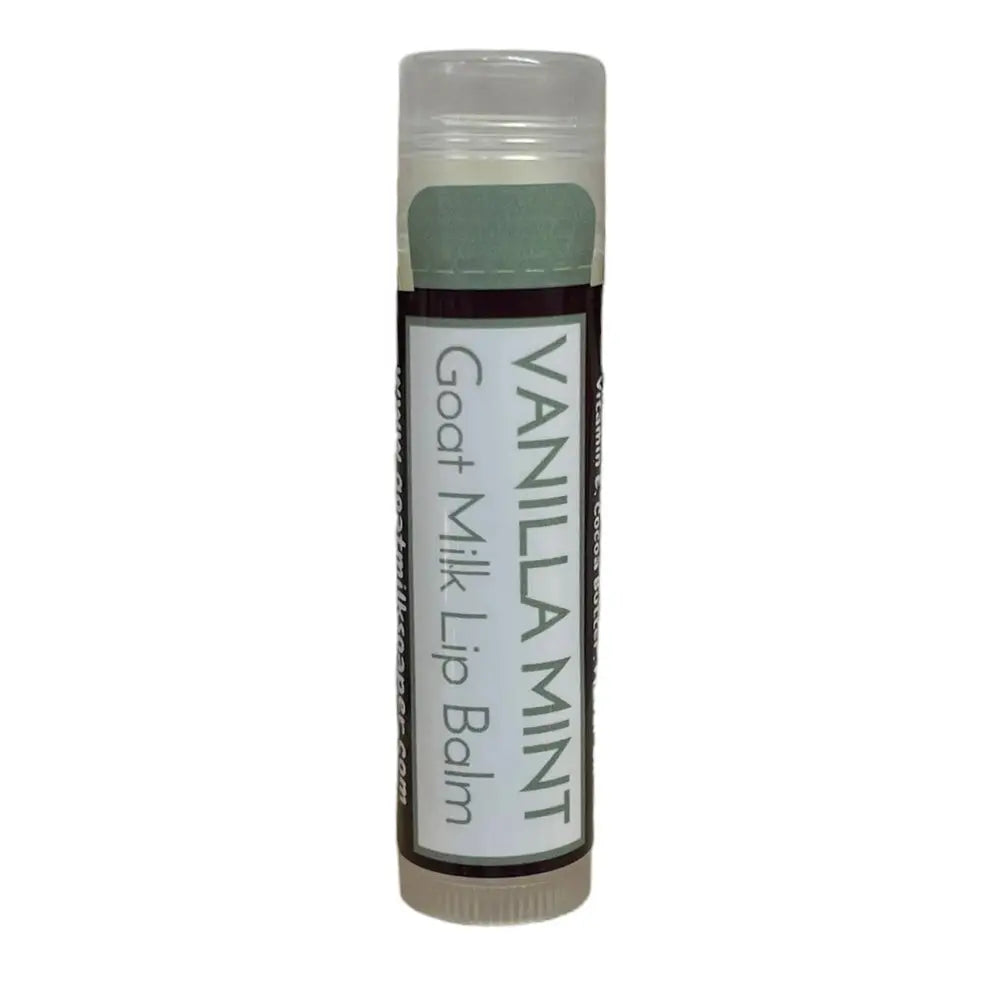 Vanilla Mint Goat Milk Lip Balm from Whitetail Lane Farm Goat Milk Soap