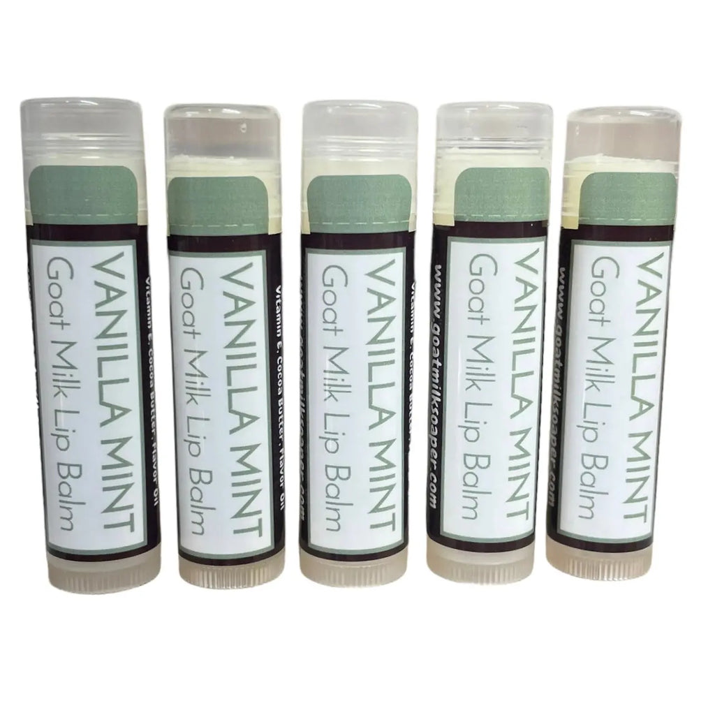 Vanilla Mint Goat Milk Lip Balm from Whitetail Lane Farm Goat Milk Soap